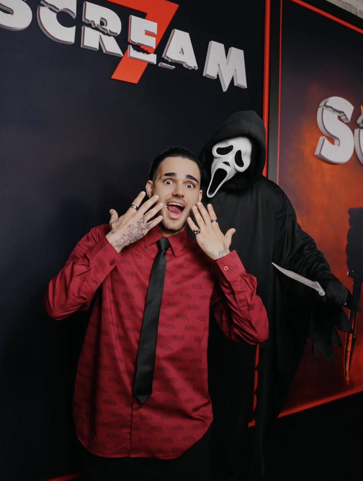 Pierre Anton at the Scream 7 movie premiere